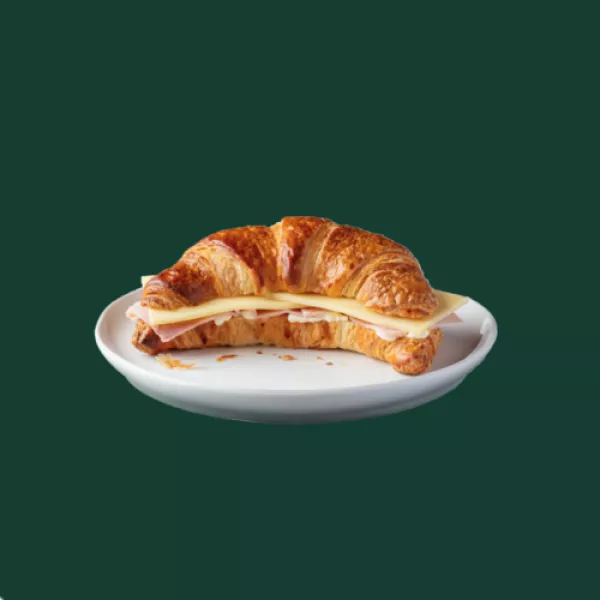 Croissant cu Sunca si cascaval